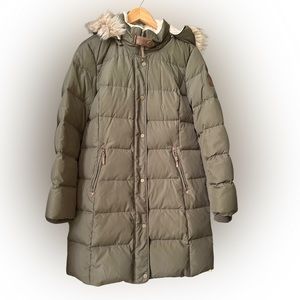 Lauren by Ralph Lauren Women's Faux-Fur-Trim Hooded Puffer Coat